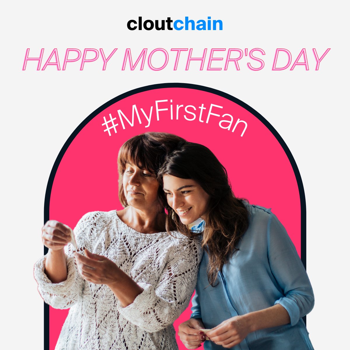 cloutchainIO's tweet photo. What is your favorite thing about your mom? 💖 #myfirstfan #MothersDay https://t.co/Y8KQvqUL7c