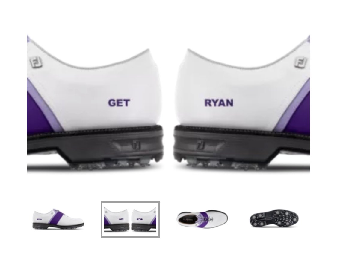 velcren's tweet photo. If you wear these you’ll be the belle of the ball @chasingscratch0 @FootJoy @ryansogle #GetRyan #PrisonMike https://t.co/mOTeNTVSpR