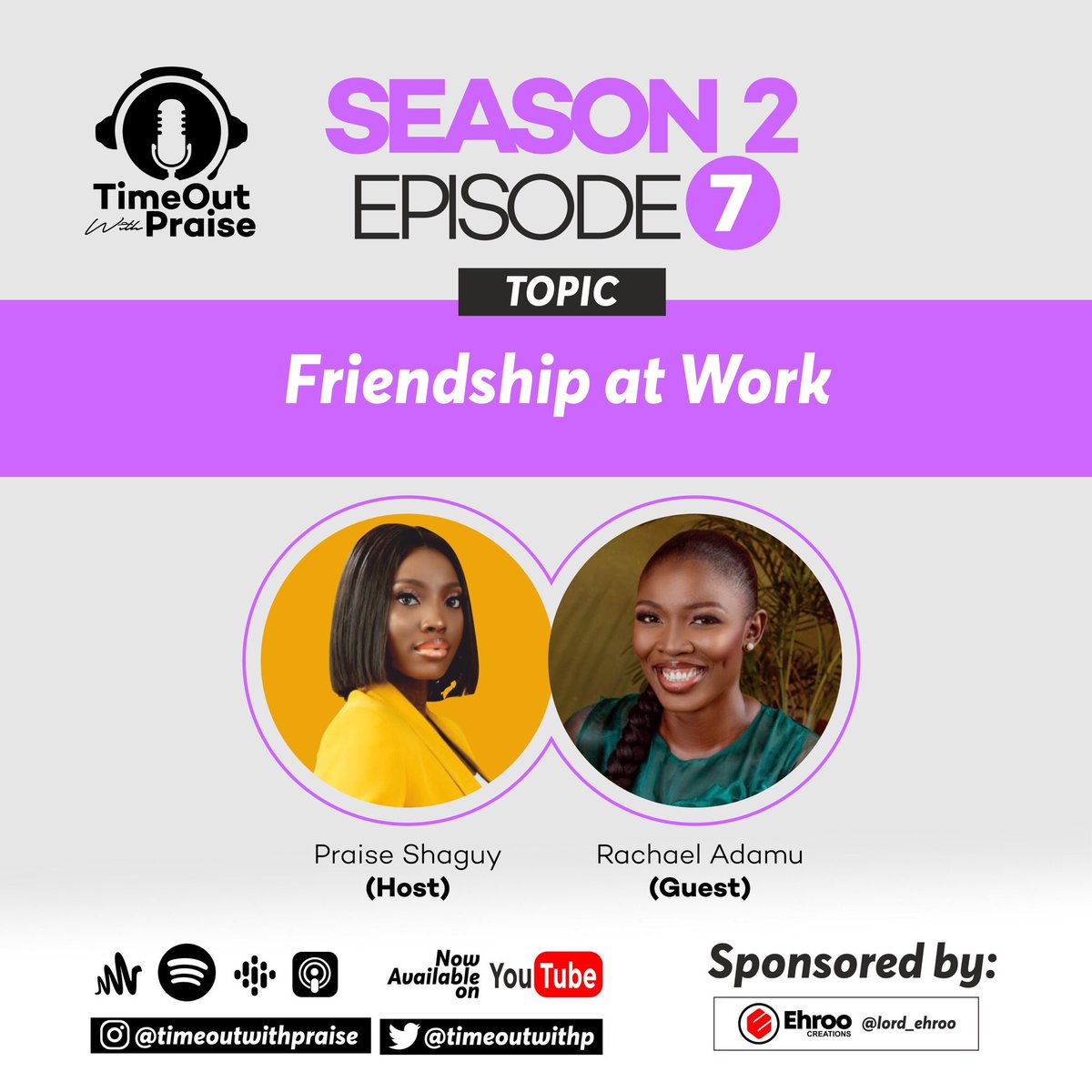 praiseshaguy's tweet photo. New Episode out nowβ¨
Friendship At Work
Watch here https://t.co/N8qKWQySZu
Listen here https://t.co/JvZsUzRJfH
#podcast
#youtubepodcast
#podcastersof9ja
#africanpodcast
#timeoutwithpraisepodcast https://t.co/a4bZuX3B1a