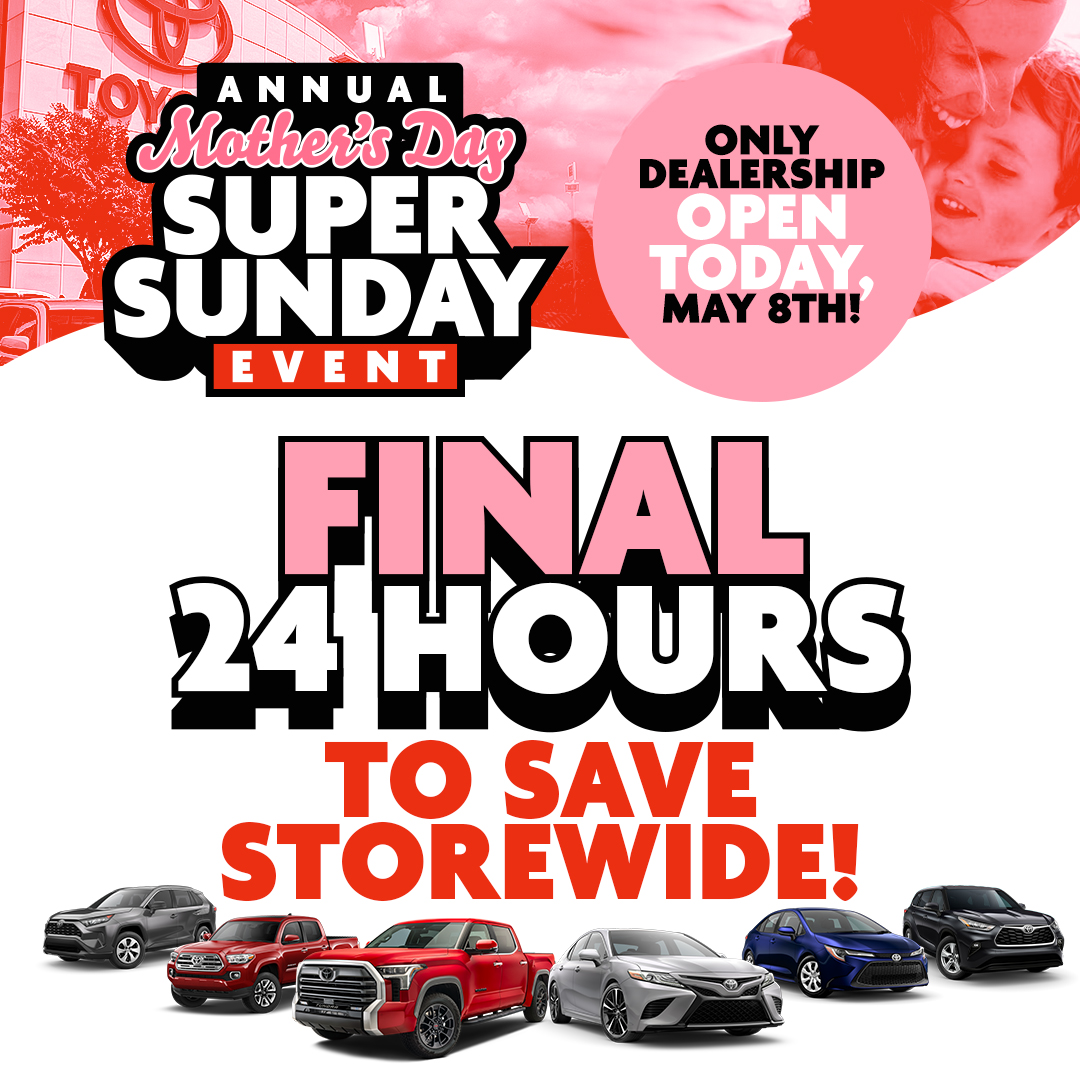 fredhaastoyota's tweet photo. Make mom's day! Treat her to a Toyota! 🚘

#Toyota #FredHaas #MothersDay #Houston https://t.co/66LJQAC6Zl
