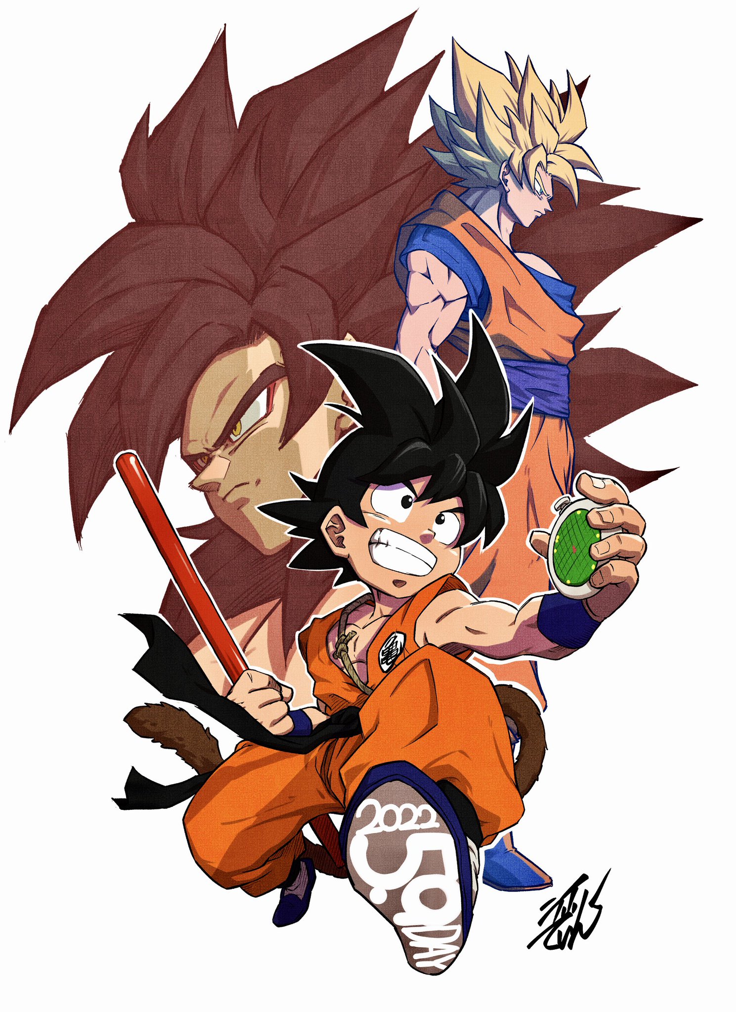 ドラゴンボール ビルスと悟空 イラスト 悟空とビルス