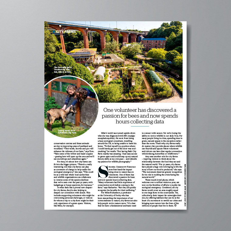 Mike Collins (@mikeyc74) on Twitter photo So excited to be able to share my first ever article for <a href="/WildlifeMag/">BBC Wildlife</a> (May issue) about the role that City Farms play in connecting people with nature and providing homes for #wildlife as the movement celebrates 50 years #cityfarms So excited to be able to share my first ever article for <a href="/WildlifeMag/">BBC Wildlife</a> (May issue) about the role that City Farms play in connecting people with nature and providing homes for #wildlife as the movement celebrates 50 years #cityfarms