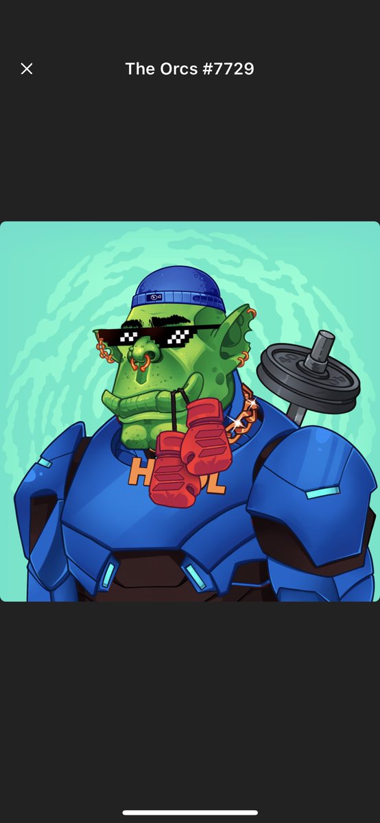 nelloopolesee's tweet photo. Who said raid??👀🤷‍♂️ Can’t have 2 without 3.@TheOrcsNFT  are building something amazing. Just picked up this epic🚀 https://t.co/qgnTEbjQDv