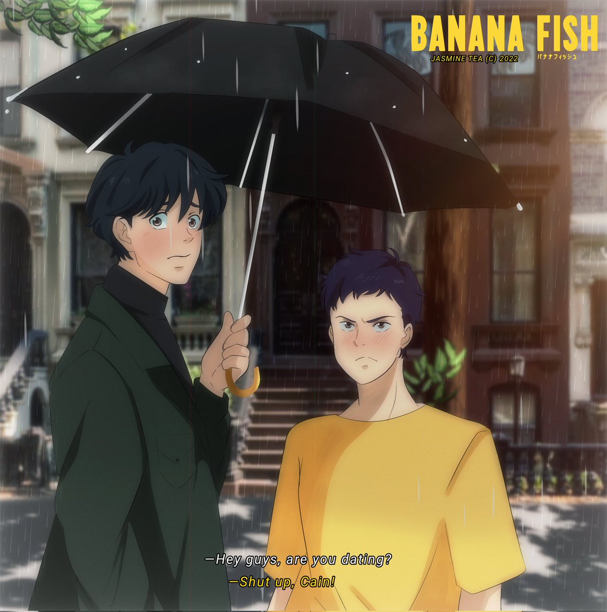 Jasmine_Tea5's tweet photo. Sing and Eiji "No" are dating
#BANANAFISH #bananafishfanart #rain #eijiokumura #singsooling #ashlynx #fanart #anime #animeart #art #digitalart #commissionsopen https://t.co/aV7u4f6htc