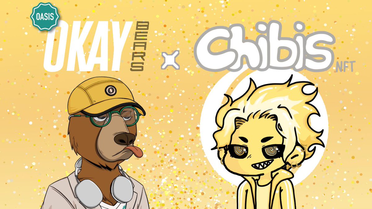 We are glad to announce a #Giveaway 🎁 with @oasis_okaybears !👑

🚀Prizes:
- 5 OOBEARS #Whitelist
-1 OasisChibis #NFT

1⃣Follow us &amp; @oasis_okaybears 

2⃣❤️, RT &amp; Tag 2 Friends

3️⃣ Join our Discord: discord.gg/DHXSvks6uk

#Nftgiveaway <a href="/RosartNFT/">Rosart NFT</a> #OasisNetwork <a href="/auth3_network/">Auth3 Network</a>