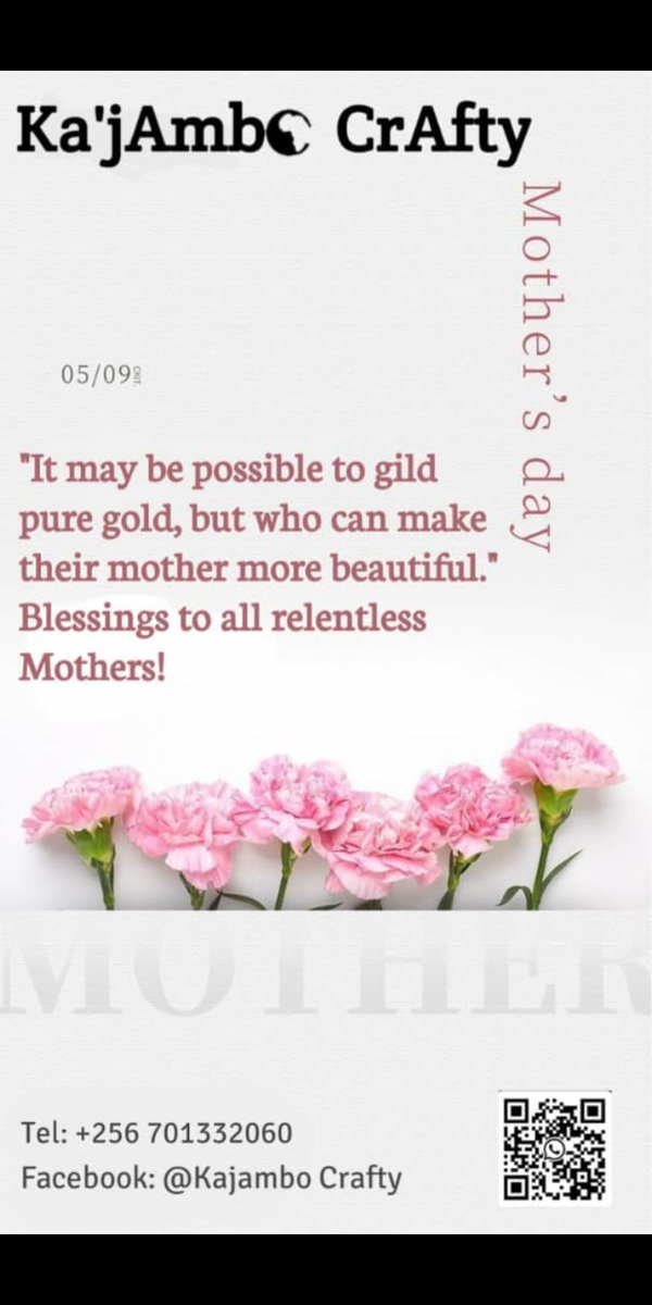 UgandaKa's tweet photo. #HappyMothersDay2022 
#MothersDay 
#motherhood 
#kajambocrafts https://t.co/qump4z6GT3