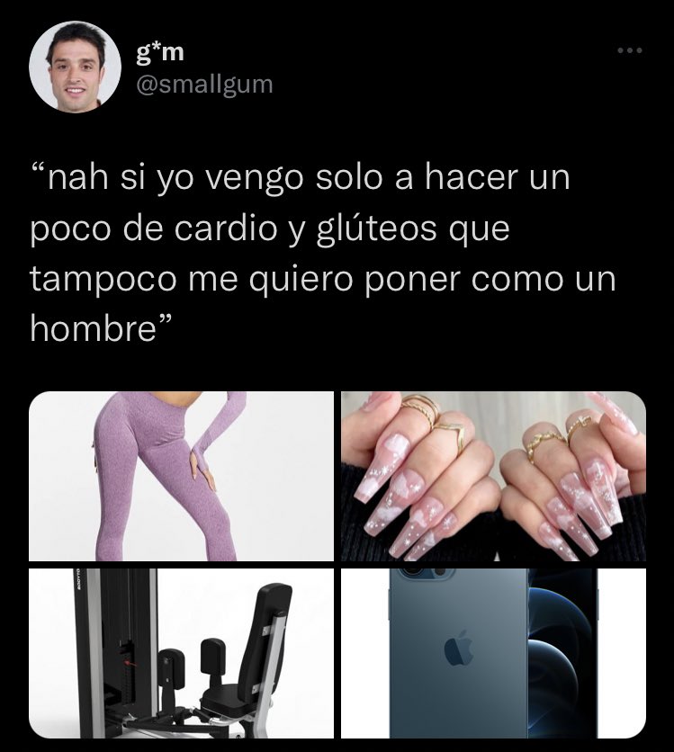 nefesh_'s tweet image. Todos los motivos por los que no me acerco ni acercaré a la zona de peso libre: