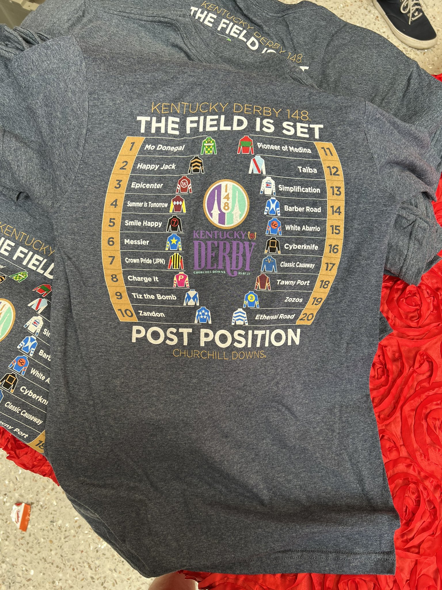 Andy Scholes on Twitter "Kentucky Derby shirts… Rich Strike not even