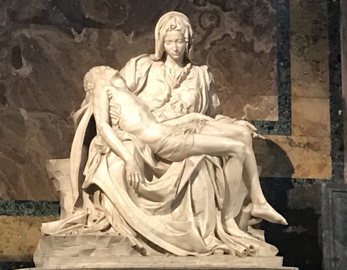 Not able to be with my mom on #MothersDay but this wasn’t a bad place to pray for her #Rome #SanPietro