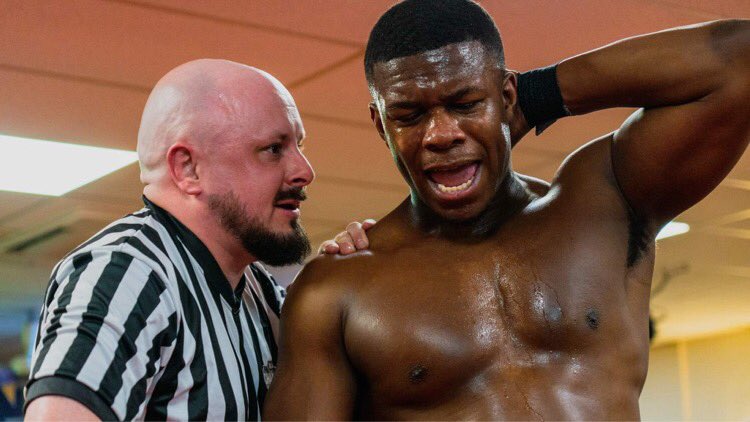 BCCW2021's tweet photo. “Hey Dereiss, you heard about the people making their debuts June 10th”? 

https://t.co/KrzvoRJfvY

#BCCW #blackcountry #jubilee #tipton #wrestling #prowrestling #SendHerVictorious https://t.co/3MOyD4cF2M