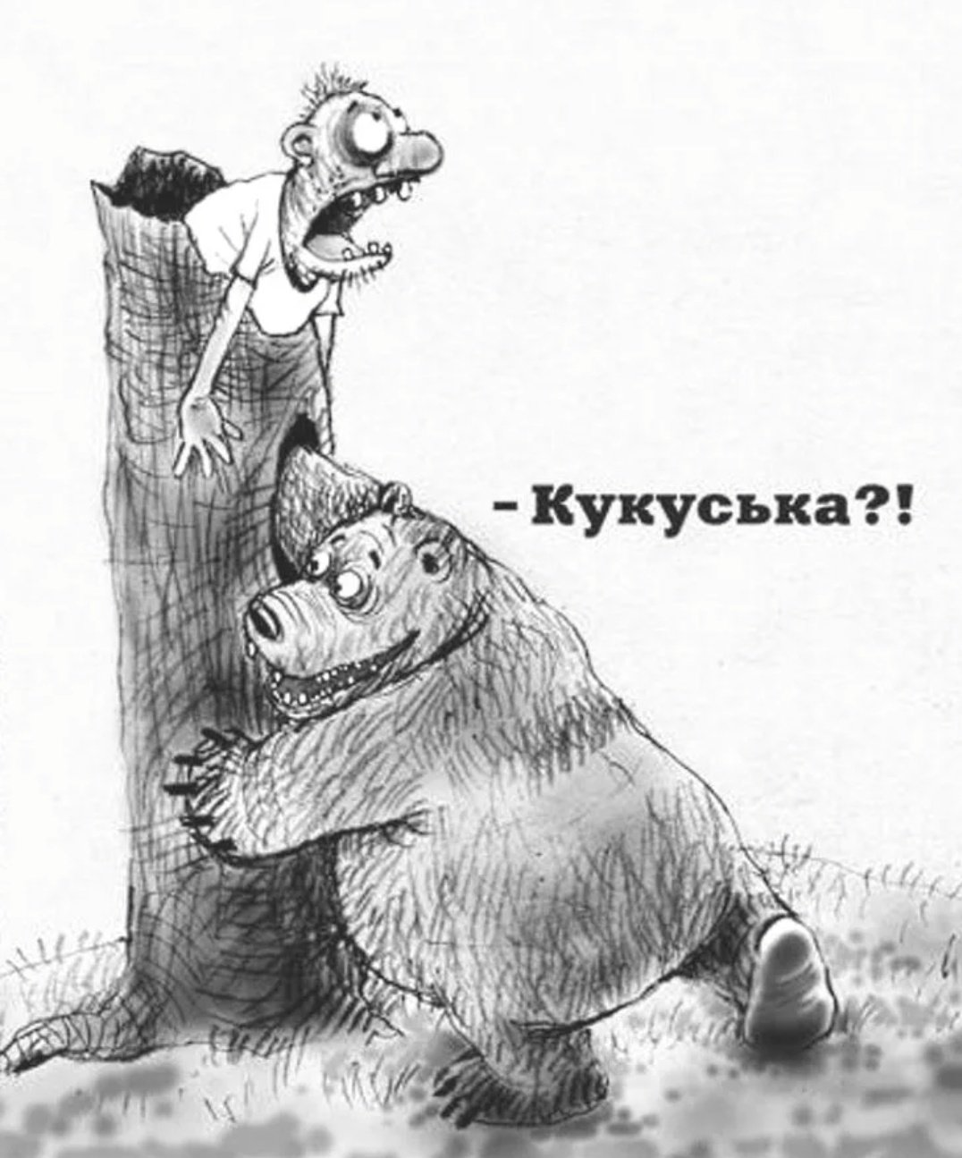 Медведь карикатура
