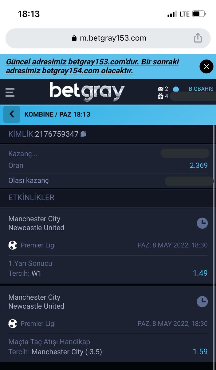 Güzel durdu içeri alalım.Kazanırsak 3 kişiye 150 şer tl verelim.Bol şanslar

Güvenilir 👉🏻 Betgray153.com