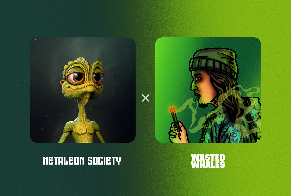 Metaleon Society x Wasted Whales

🔥 5 WL spots for their upcoming drop on the 12th of May 🔥
More info on their website:
wastedwhales.org

To enter:
- Follow <a href="/MetaleonSociety/">Metaleon Society</a> &amp; <a href="/WastedWhales/">Wasted Whales</a>
- RT &amp; Like
- Tag 3 friends

You have 24 hours ⏱️

#NFTs #NFTCommunity #NFT