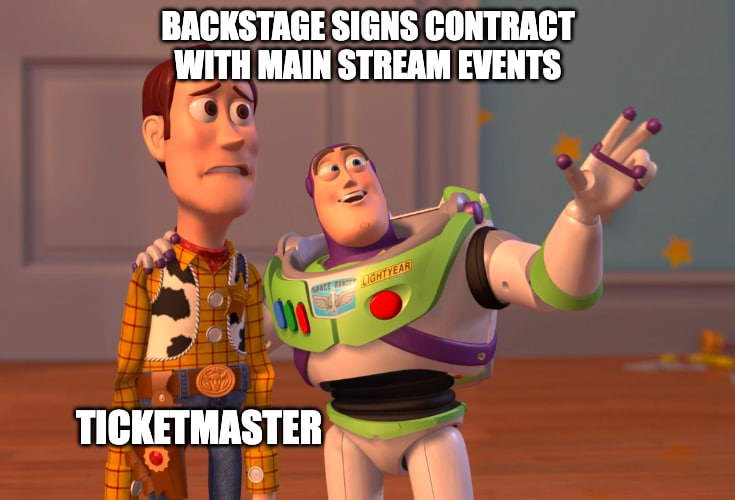 BackstageBks's tweet photo. What about a #DisSunday move?
#ticketmaster #music #tickets #cryptocurrency #blockchain #nfttickets #NFTCommunity #NFT https://t.co/qh6qlSswng