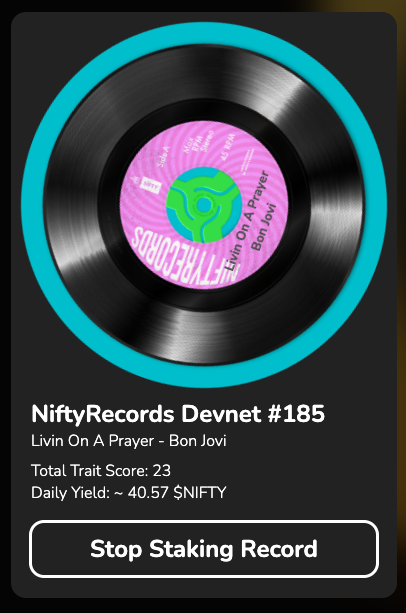 NiftyRecords 🔊 Vinyl Record Music NFTs tweet media