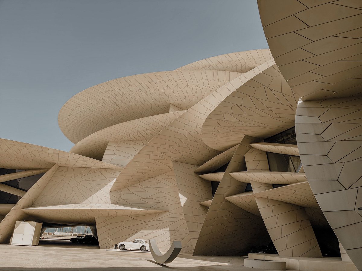 samsonova_karin's tweet photo. Desert rose:  National museum of #Qatar #Doha https://t.co/Usjl3mQIxp