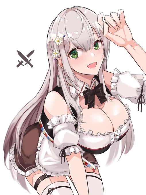 18日目、お題箱より白銀ノエル団長!#100日チャレンジ #ノエラート 