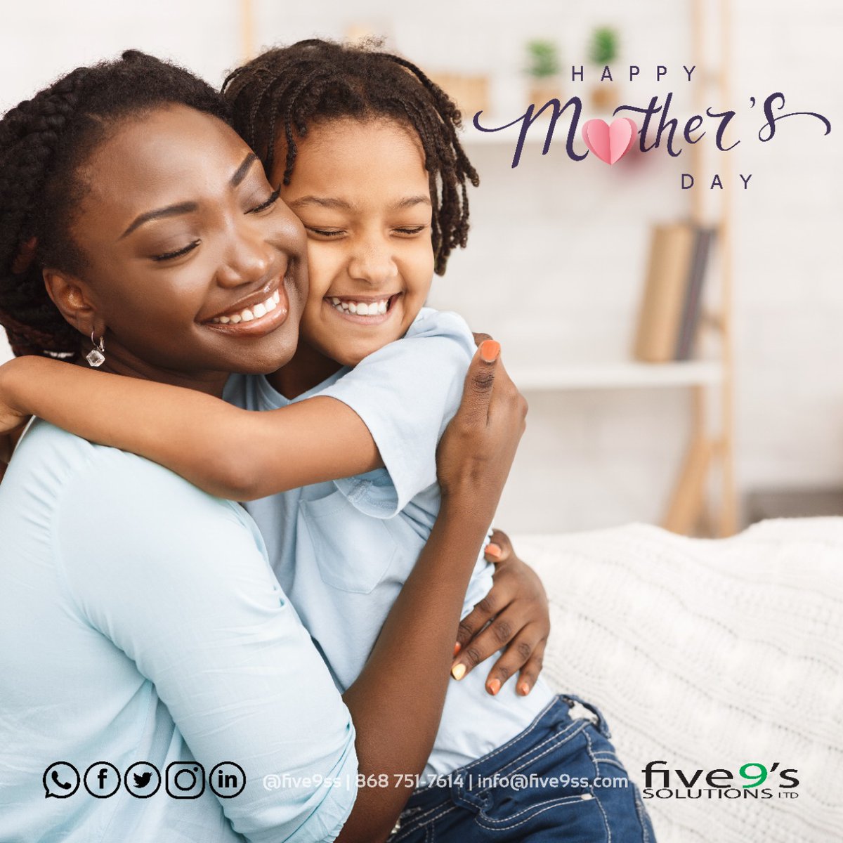 five9ss's tweet photo. Today is a day the world stops to recognise women around the world that are mother's. A mother is not just someone that have given birth to a child. A mother is a woman who is there to nurture a child. Guide them in life, be there to support and mentor. HAPPY MOTHER'S DAY 🌹❤👩‍👧‍👦 https://t.co/3Ho6JCCaAp