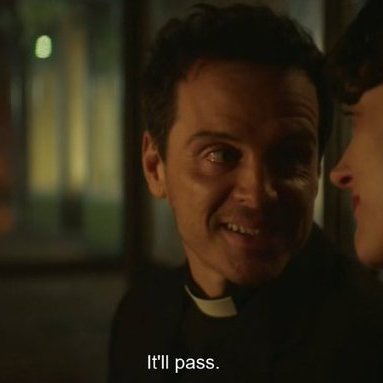 Iaszlos's tweet photo. nandermo in the s4 finale as this scene, and then guillermo walks off &amp; stops the camera crew from following him just like fleabag did do u guys see the vision https://t.co/WI50Vfcjaz