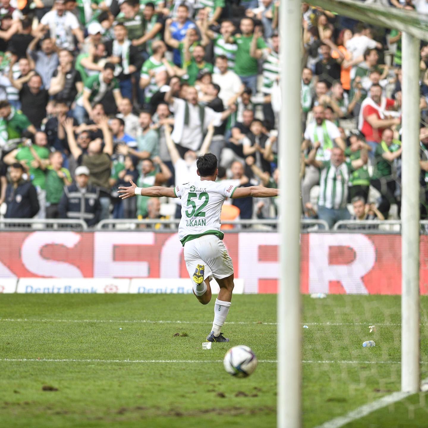 Bursaspor gol sevinci