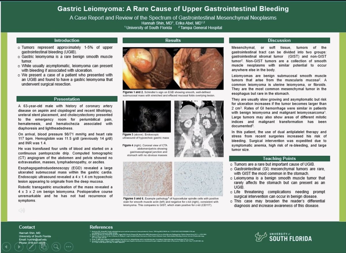 shanumeister's tweet photo. Great to connect with colleagues through the region @SocietyHospMed #FloridaSummit - check out one of the winning 🏅 poster from our very own Dr Shin @USFIMres https://t.co/0FHBOuYaci
