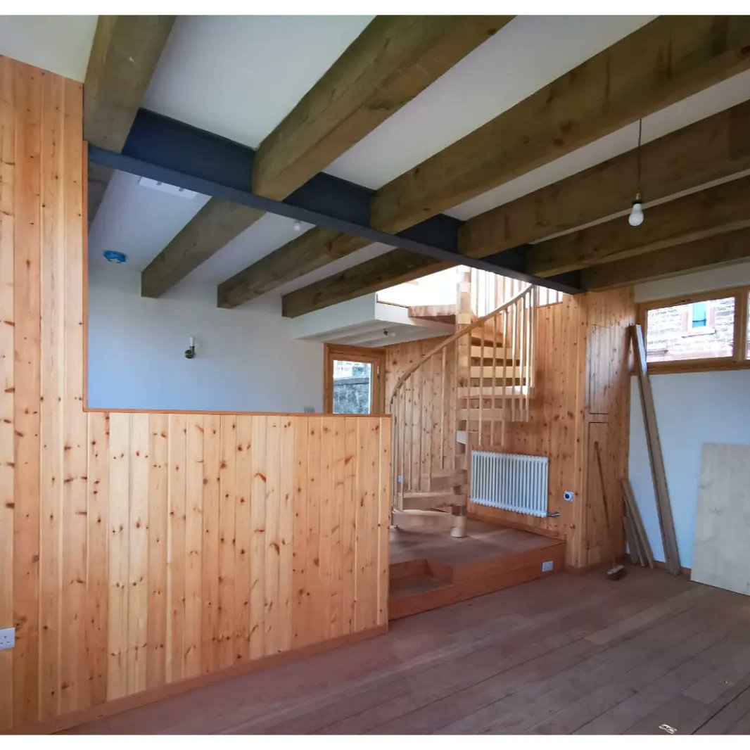 GeerafDecorator's tweet image. ♻️Recently finished environmental friendly project♻️

🏡Garage converted to cosy living space by @sawmillcontracts 🏡

👨‍🎨Decorated externally and internally by us using eco breathable silicate and claypaint from #earthborn 👨‍🎨