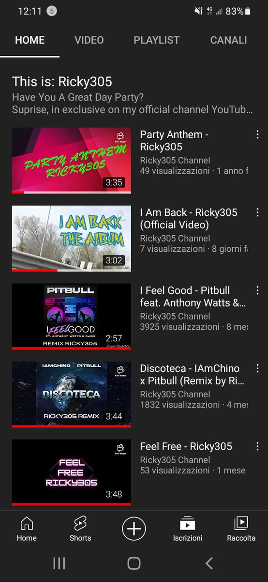 Ricky305Italy's tweet photo. Weekend Party!
Happy mama day party, celebrate this weekend the party with the my "This is: Ricky305" with all my songs and remixes there're also the new #TuWeekendRemix & #WaitRemix anymore.
#HappyMamaDay #SundayFunday #SundayFundayParty
Watch Now 😉 👇🏼
https://t.co/2zW7ZfkPM7 https://t.co/v5hetM4fhm