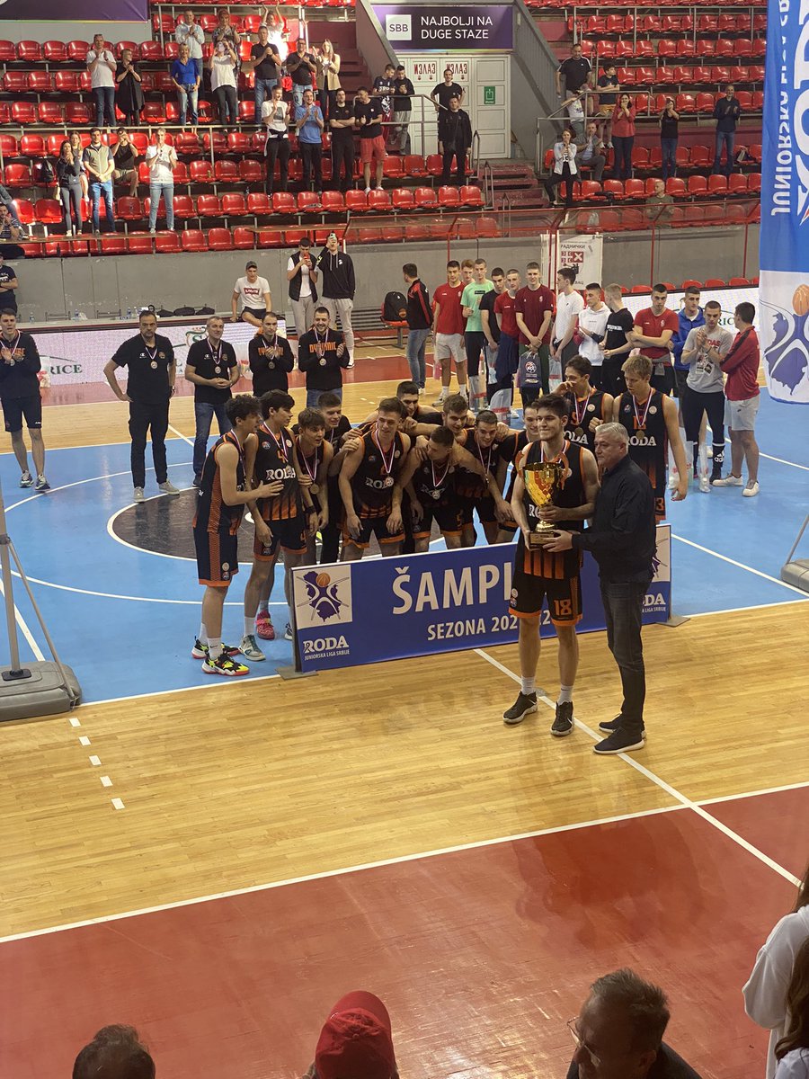 BalkanProspects's tweet photo. @KKDynamicBG is Serbian U19 League champion after beating @BoracKlub in the final game. 
Tournamet top scorer and MVP is Djordje Curcic from Borac Cacak who averaged 25.3ppg in 3 games. https://t.co/PJ59kDq8Xz