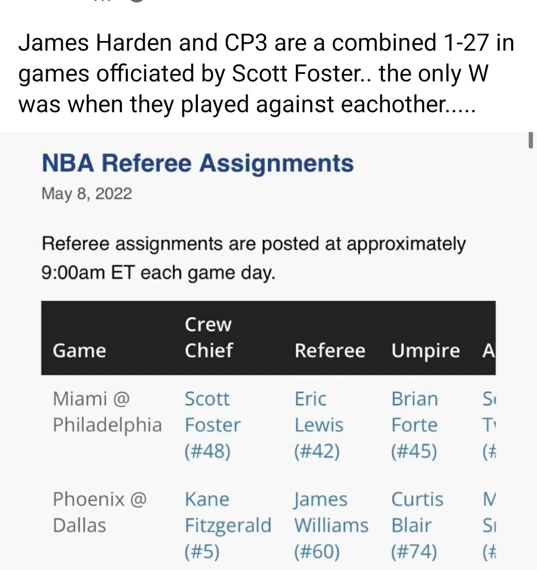 Philly_76's tweet photo. @OfficialNBARefs Hoping Mr. Foster can get over his biased &amp; call a clean game tonight.  I know @FanDuel &amp; other sites are hoping for the opposite, but it would be nice to see an NBA playoff game called down the middle #ScottFoster  #SixersHeat #Accountability https://t.co/aBqV6khnny