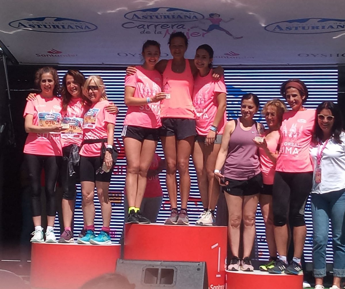 cenconc's tweet photo. Esta mañana he corrido la Carrera de la Mujer por todos lo que no están porque irse no es dejar de estar.
Y también por los que estamos porque la vida compartida es más . Las estrellas fugaces, ha quedado primero en la categoría de “3 Amigas” 
Ahora A SEGUIR, cada uno a su ritmo https://t.co/yP3L47ntbQ