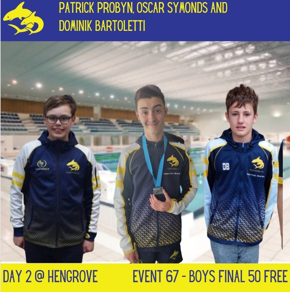 Tigersharks_ASC's tweet photo. Super results in the 50 Free Final π
Congratulations to Oscar who took π₯and to Patrick who came 8οΈβ£th in the 13 Age Group and to Dominik for 4οΈβ£th on the 11/12 Age Group ππ₯π
#swregionals #50free #Finalists #medalist #tigersharksasc https://t.co/D38ob5jO8x