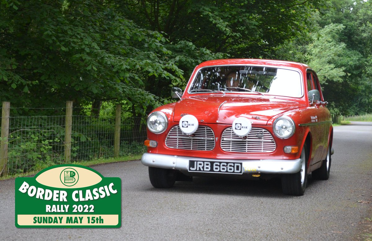 This time next week we'll be well on our route for The Border Classic Rally!
There's still time to join us for our 95 mile route around scenic countryside. For more information, regulations and entry forms, visit our website here: tinyurl.com/2p98d7as