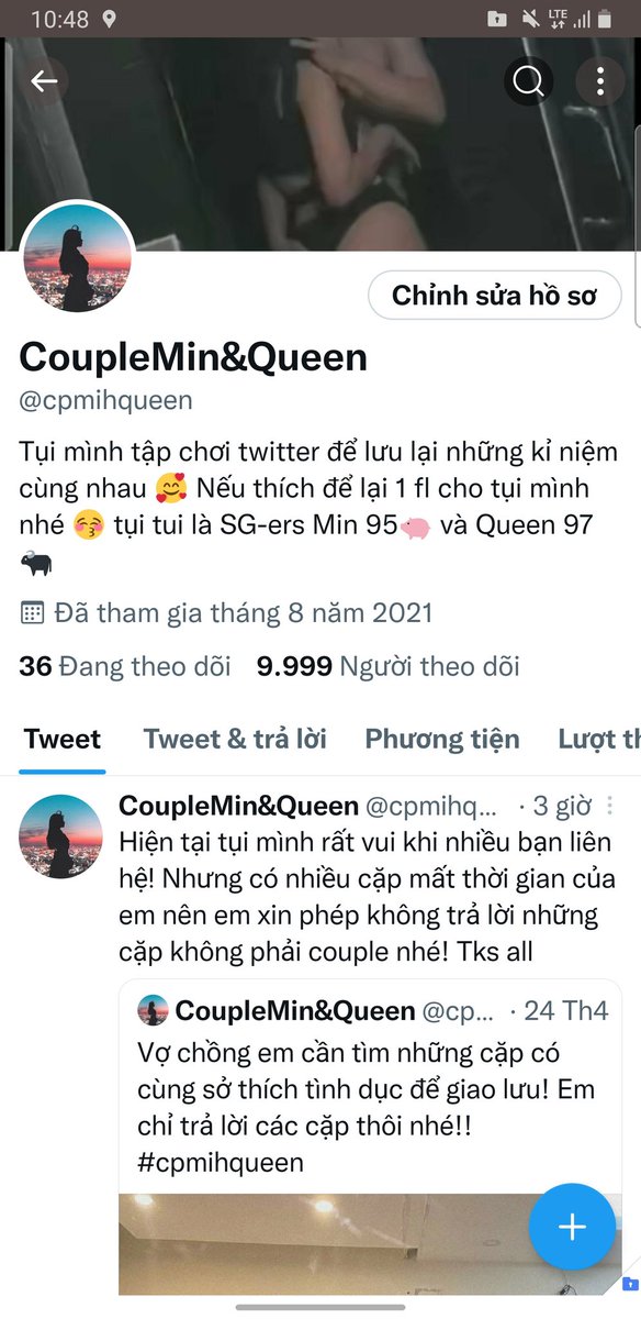 9.999 follow! Cám ơn các bạn ủng hộ tụi mình! 
#cpmihqueen