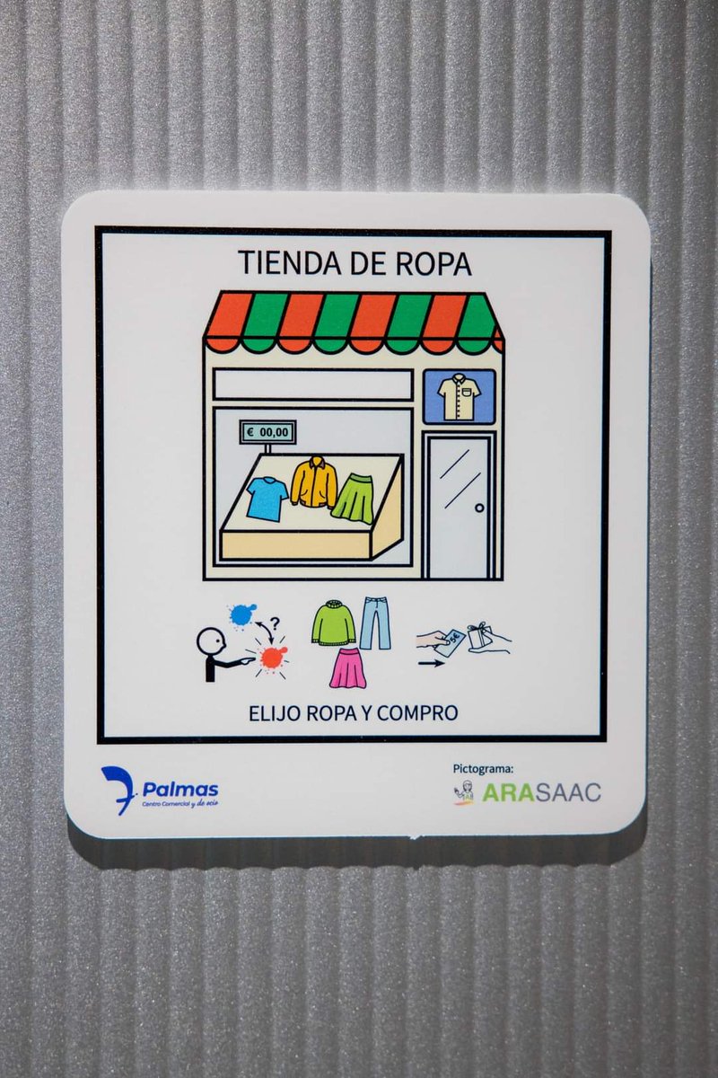 daurguez's tweet photo. Me he puesto a llorar porque el CC 7 Palmas adaptó el centro a las personas con autismo y les han puesto horas de poco sonido y pictogramas para que se guien, a ese nivel estoy https://t.co/NC79zZk1w9