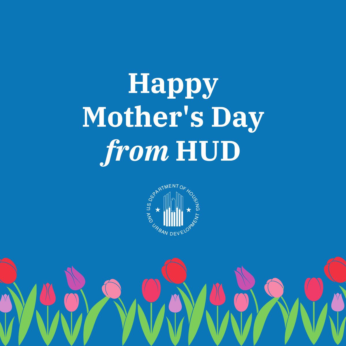 Jose_AAlv's tweet photo. To mothers, grandmothers, guardians, caretakers, and others who fill the space of “Mom” in someone’s life, Happy Mother’s Day from HUD!
#HUDgov
#HUDSoutheast https://t.co/6Q9btKXN8O