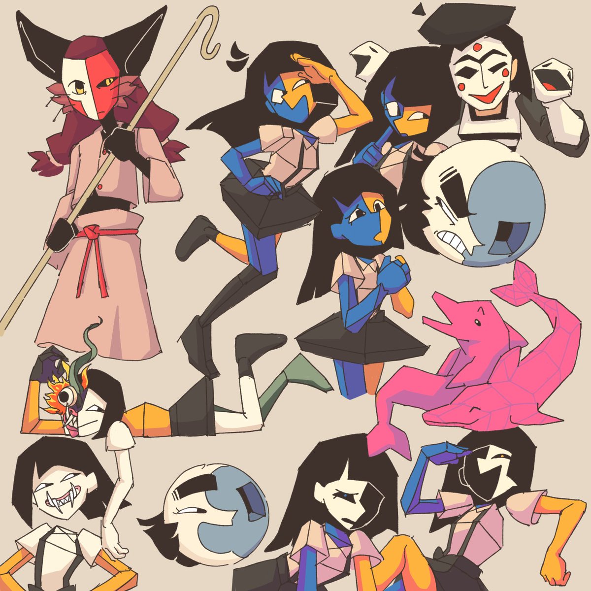 Ena and pals #ena #enafanart #enajoelg