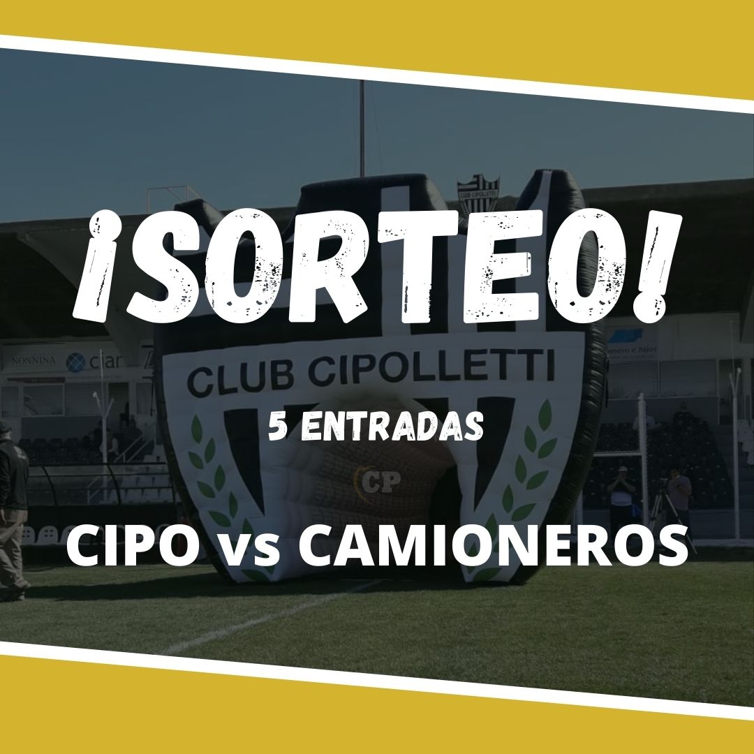 ⚽ #FederalA ¿Querés ganarte una entrada para ir a ver a Cipo el miércoles? ¡Sorteamos 5! 

🤷🏻‍♀️¿Cómo participar?
✅ Seguirnos
🔃 Darle ReTwitt a este twitt.
⏱️ Tenés tiempo hasta el martes 10 a las 21hs
🍀Suerte para todos! 

#VamosCipo