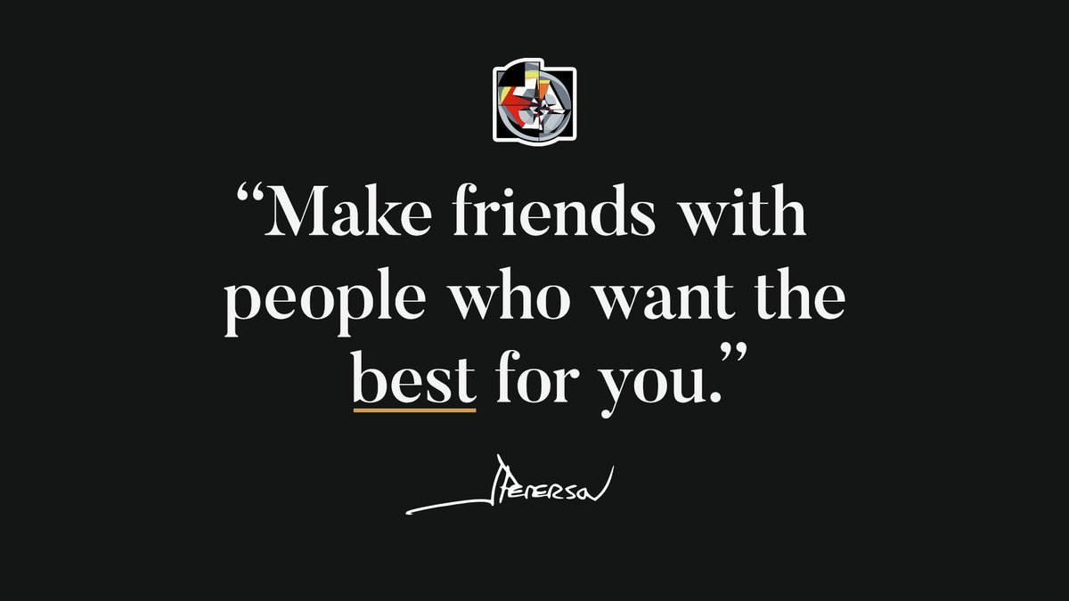 You have an ethical responsibility to surround yourself with people who have the courage and faith and wisdom to wish you well when you've done something good. And to stop you when you're doing something destructive.