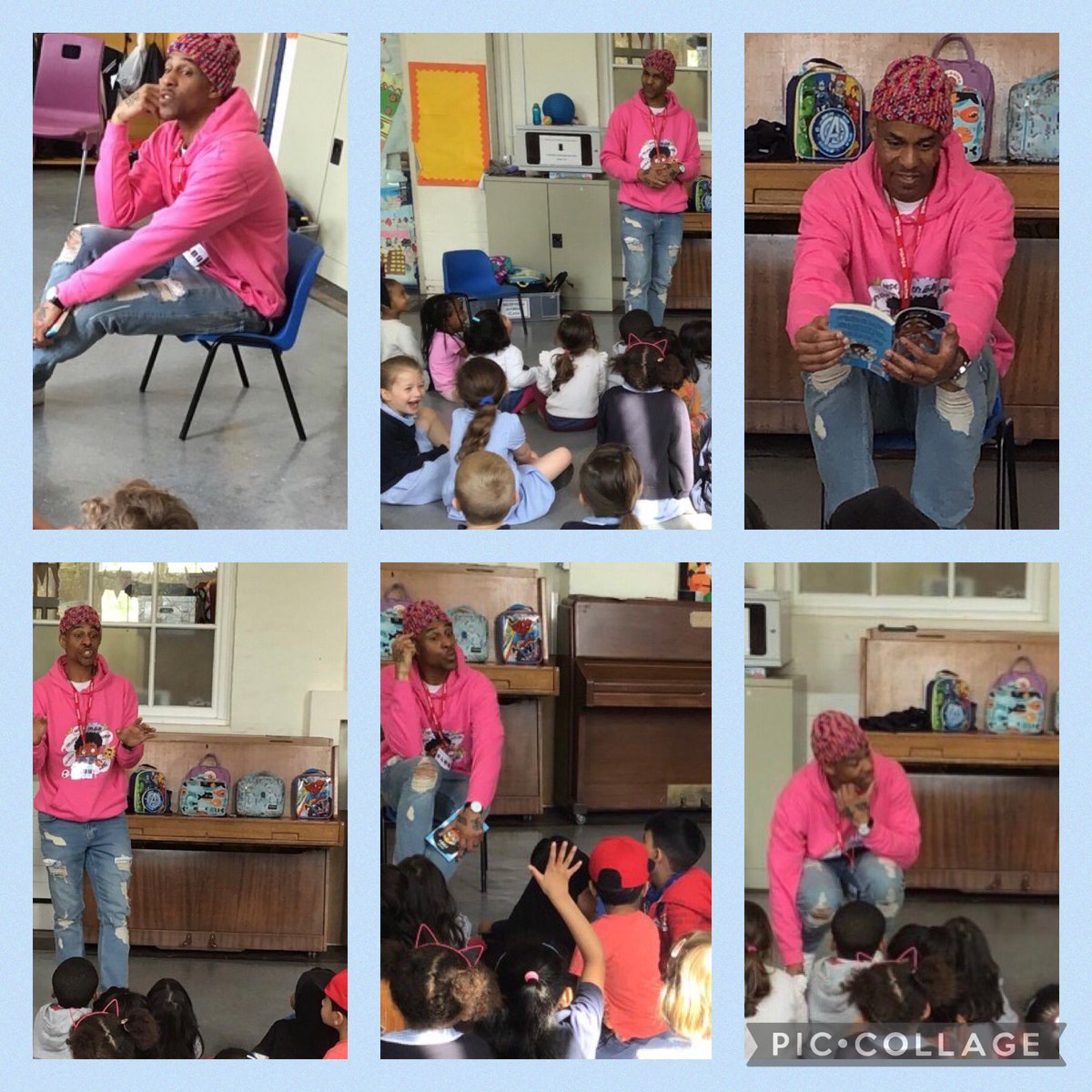 Reception@fircroft.family (@r_fircroft) on Twitter photo To mark the end of #BookWeek 📚, the fantastic poet King Kimba paid a visit to <a href="/fircroftSW17/">Fircroft Primary</a> . Reception and <a href="/N_Fircroft/">Nursery@fircroft.family</a> were lucky enough to have a special assembly with him where he performed some of his poems. ‘Bubble Guts’ was a particular favourite! 💨😳😆 To mark the end of #BookWeek 📚, the fantastic poet King Kimba paid a visit to <a href="/fircroftSW17/">Fircroft Primary</a> . Reception and <a href="/N_Fircroft/">Nursery@fircroft.family</a> were lucky enough to have a special assembly with him where he performed some of his poems. ‘Bubble Guts’ was a particular favourite! 💨😳😆