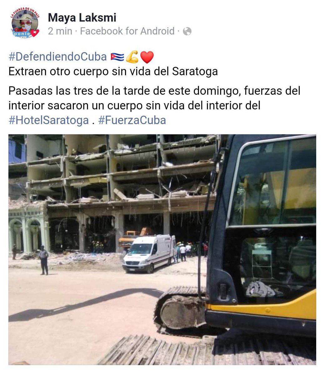 ElyLoquerita's tweet photo. #HotelSaratoga #FuerzaCuba #CompartimosElDolor #DefendiendoCuba https://t.co/4ZxKZbINdL