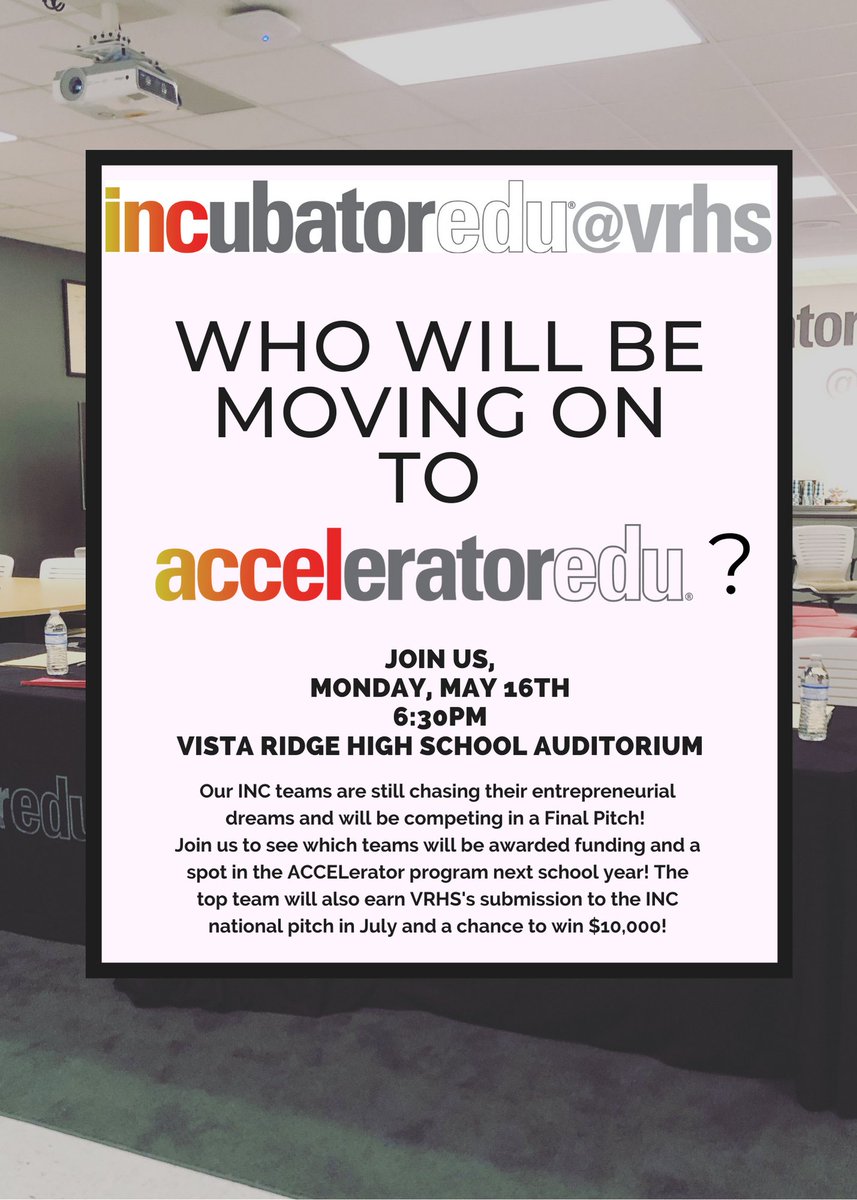 Incubator_Vistaridge tweet media