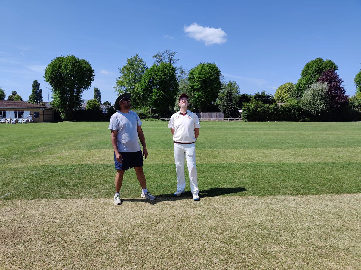 DenhamCC's tweet photo. Both captains before our game today against Missenden Misfits #sundaycricket #denhamcc https://t.co/2Ea8pPYQVr