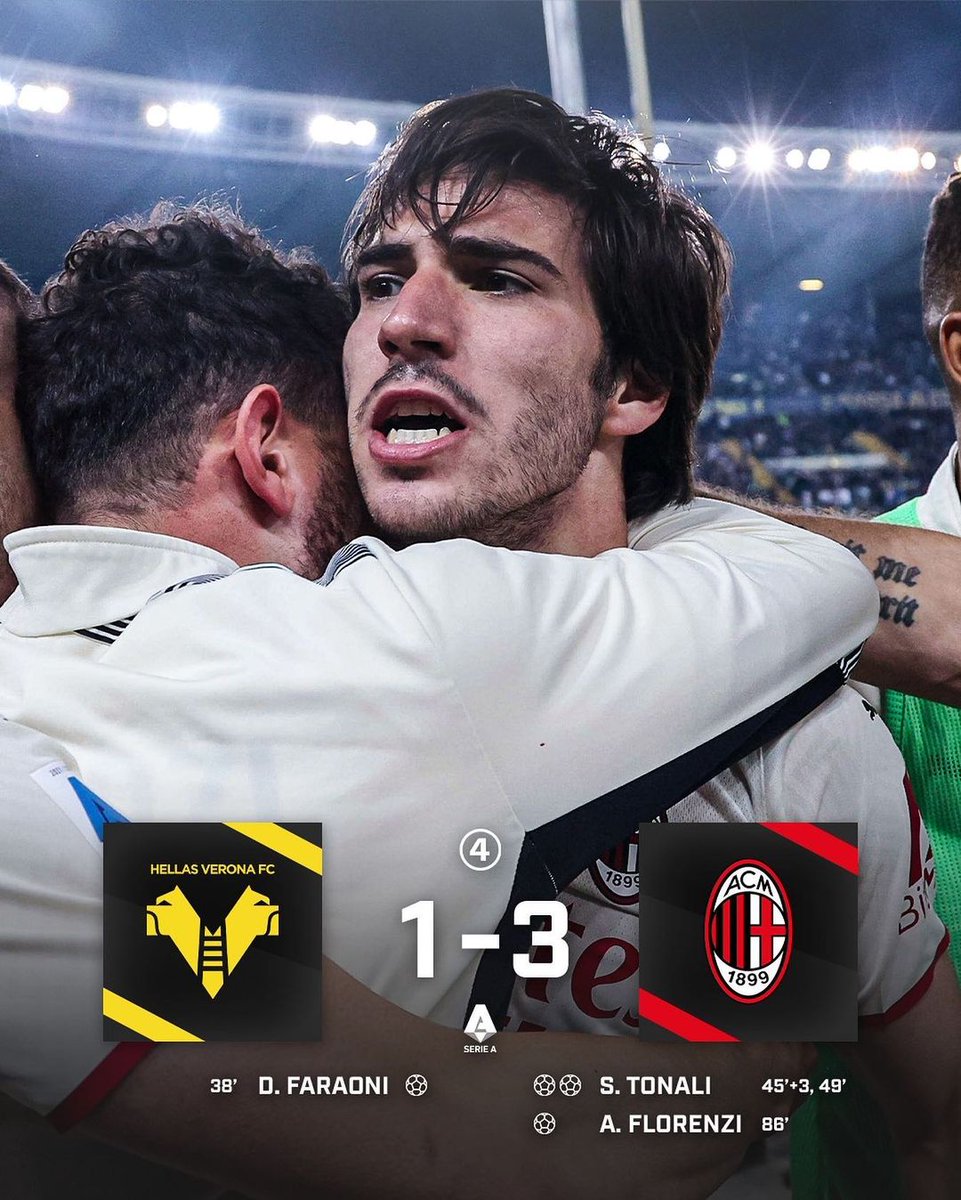 433's tweet photo. 3️⃣ goals and 3️⃣ points as AC Milan are back in control 🤌 https://t.co/a5wX7buB3K