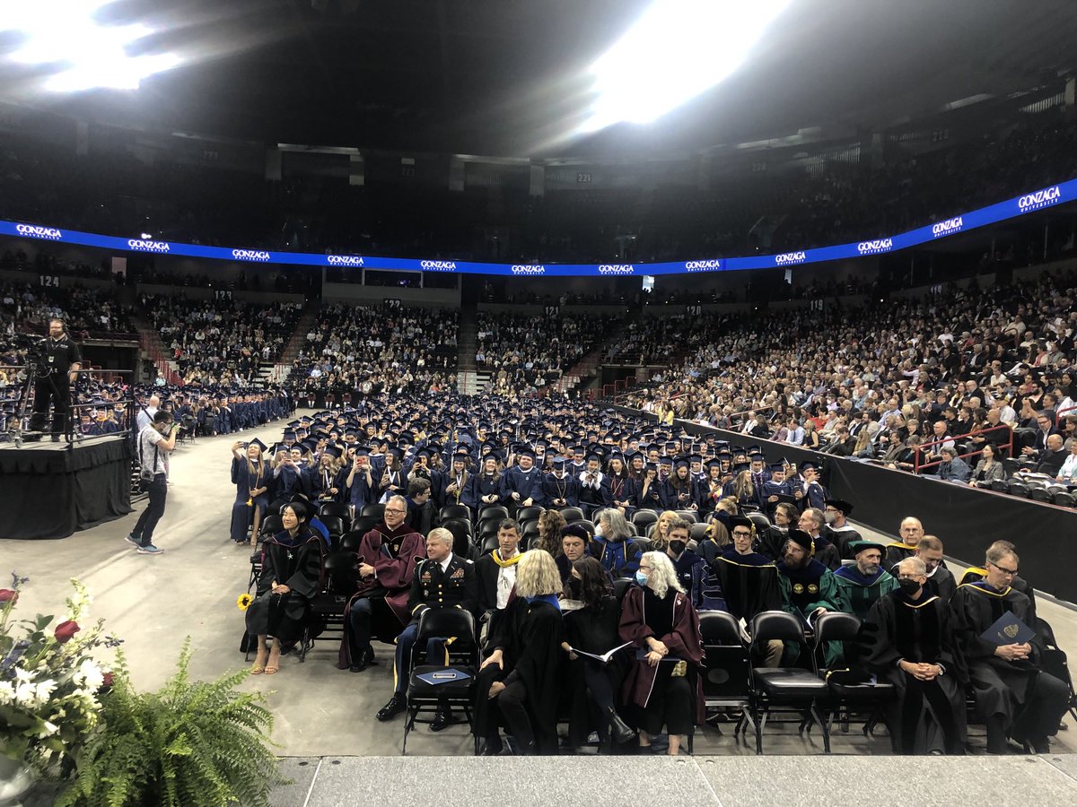 So happy for all of our Zag graduates and their families. It has been so fun and uplifting to celebrate with you this weekend. #ZagUp #gonzagagraduation