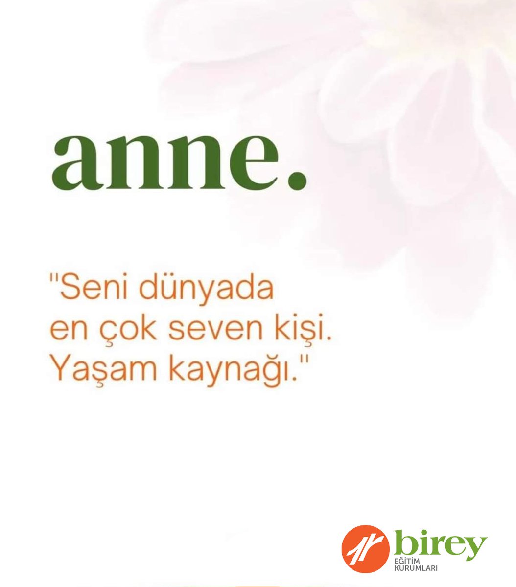 Anne Şefkattir, 
Anne Rahmettir, 
Anne Merhamettir, 
Anne cana can katandır. 

#AnnelerGünü kutlu olsun.