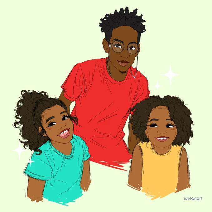 Happy Mother's Day to all my fellow mamas out there!

I wanted to draw my family🥺 