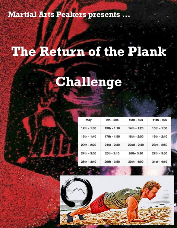 Look what’s back ? Our first iconic challenge ! Martial Arts Peakers’ Plank Challenge - this year we are starting at 30 seconds - the aim is to add 10 seconds each day - but if you’re stuck just try to do as good as the day before. Join the fun. 😜<a href="/MyPeakChallenge/">My Peak Challenge</a>
<a href="/SamHeughan/">Sam Heughan</a>