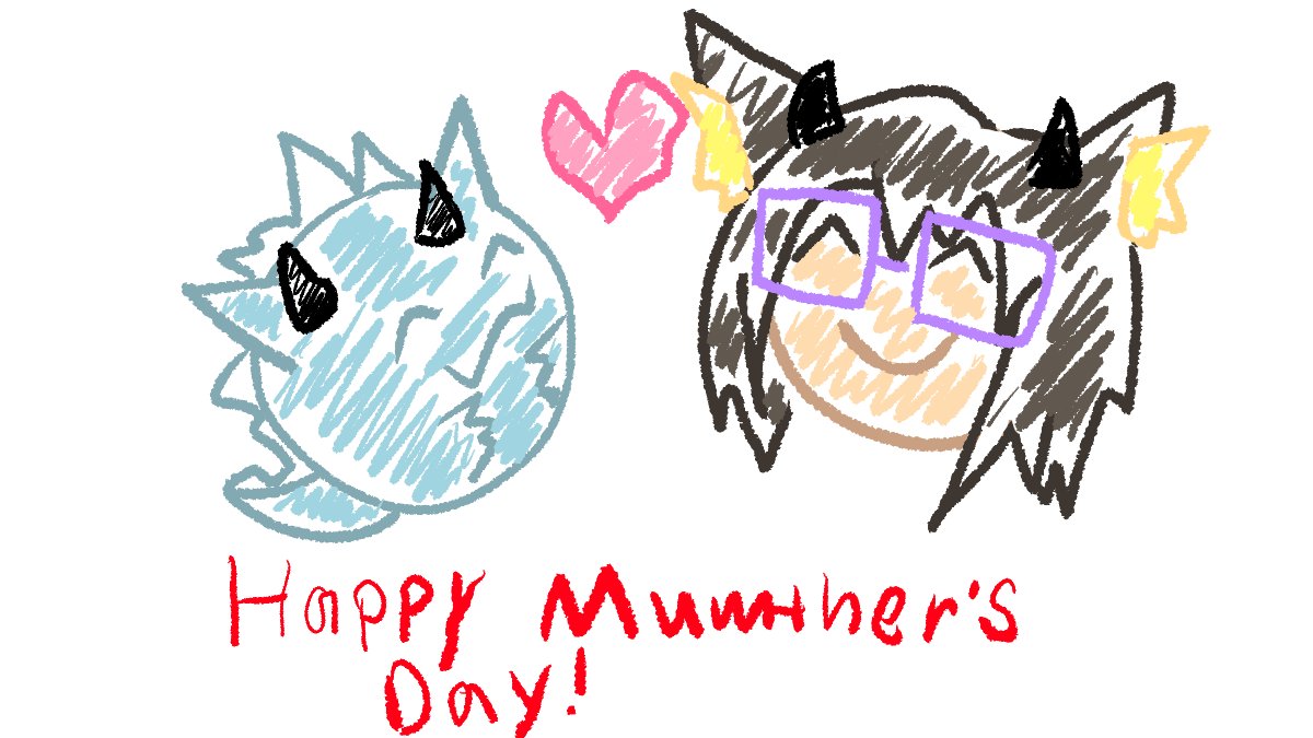 SqueeNyan's tweet photo. It is Mumther's day. Happy Mumther's day to all the mumther's. Mumther is not Squee's Mum...But she did rescue Squee. Squee is grateful. Squee guesses. #MothersDay2022 #VtuberMascot #Overlordthings https://t.co/rqM0iGXREM
