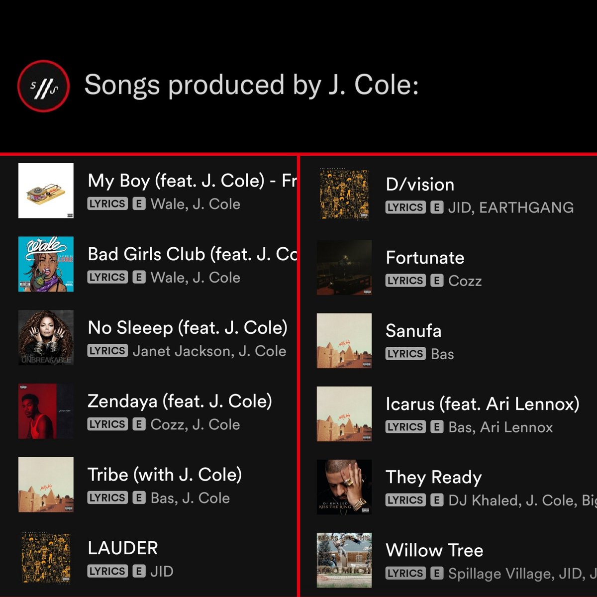 songsandsamples tweet picture