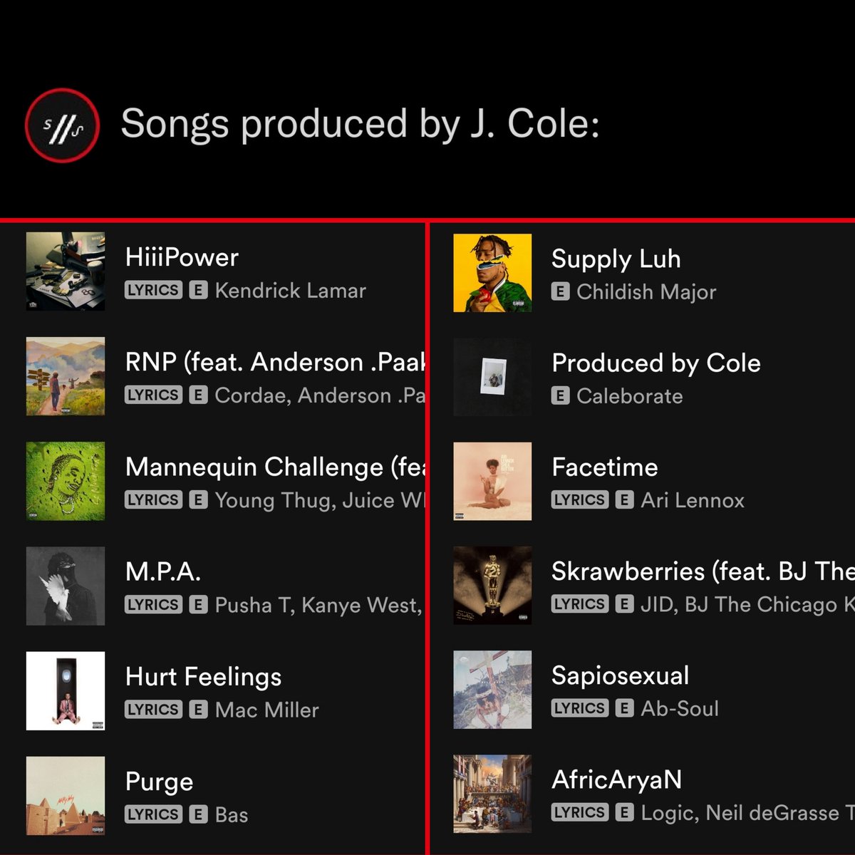 J. Cole really kinda underrated as a producer